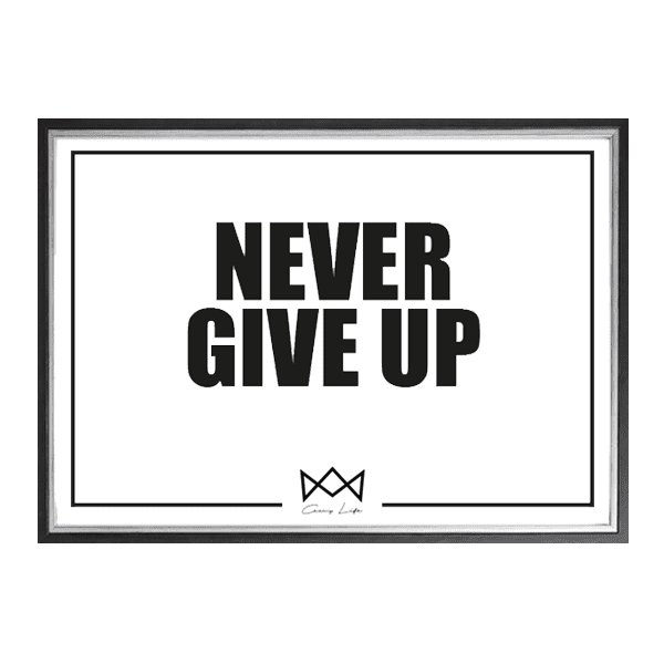 Never Give Up Poster – Bild 2